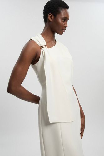 Robe Midi Ajustée À Détails De Finitions Raffinées Pour Petite Taille | Taille 16 - KarenMillen - Modalova