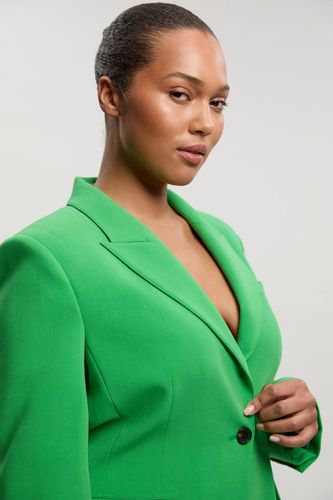 Blazer Grande Taille Ajusté Cintré Simple Boutonnage En Tissu Stretch Compact | Taille 20 - KarenMillen - Modalova