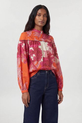 Chemisier À Manches Ballon Baroque | Taille 16 - KarenMillen - Modalova