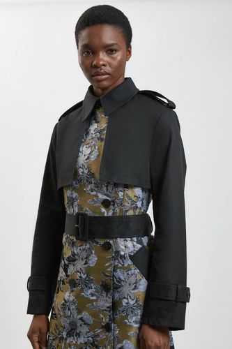 Trench-coat En Mélange Jacquard | Taille 16 - KarenMillen - Modalova