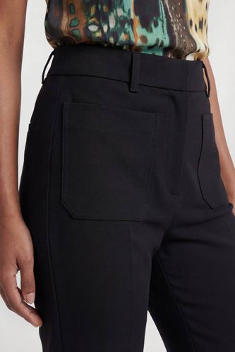 Pantalon Droit À Poches En Tissu Stretch Compact | Taille 18 - KarenMillen - Modalova