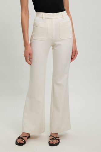Pantalon Droit À Poches Stretch Compact Petite | Taille 14 - KarenMillen - Modalova