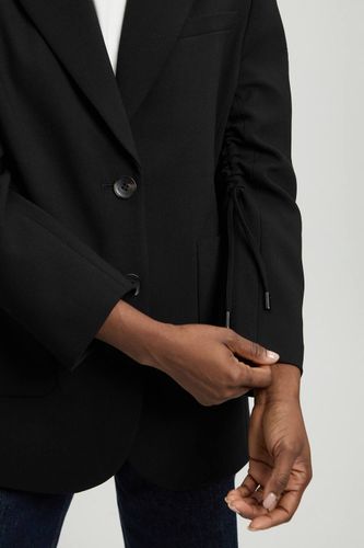 Blazer Cintré Stretch À Détail Manches Froncées Et Simple Boutonnage | Taille 18 - KarenMillen - Modalova