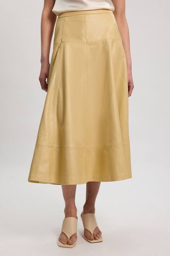 Jupe Ample En Cuir | Taille 18 - KarenMillen - Modalova