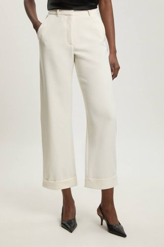 Pantalon Ajusté Extensible À Jambe Tonneau | Taille 18 - KarenMillen - Modalova