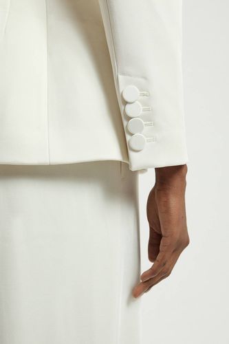 Blazer Petite En Satin Ajusté Sans Col | Taille 16 - KarenMillen - Modalova