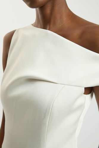 Combinaison Asymétrique En Satin Drapé Ajustée | Taille 18 - KarenMillen - Modalova