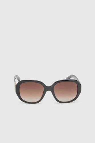 Lunettes De Soleil Arrondies Avec Détail Boucle - KarenMillen - Modalova