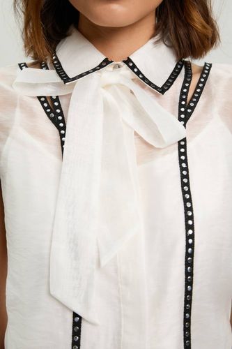 Chemisier À Détails Cloutés | Taille 14 - KarenMillen - Modalova