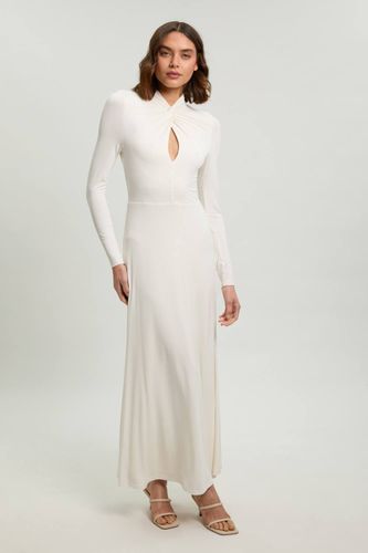 Robe Maxi En Jersey À Manches Longues | Taille Medium - KarenMillen - Modalova