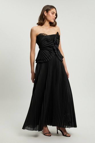 Robe Longue Plissée Petite | Taille 16 - KarenMillen - Modalova
