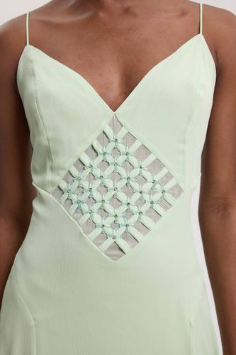 Robe Midi Ornée De Cristaux | Taille 16 - KarenMillen - Modalova