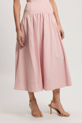 Jupe Longue Tissée À Taille Froncée | Taille 18 - KarenMillen - Modalova