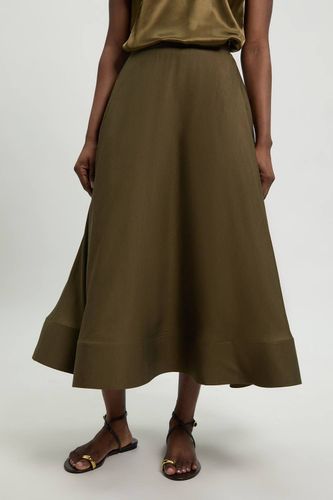 Jupe De Bal Tissée En Viscose Et Lin | Taille 16 - KarenMillen - Modalova