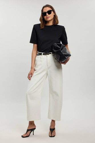 T-shirt En Jersey À Épaules Structurées | Taille Medium - KarenMillen - Modalova