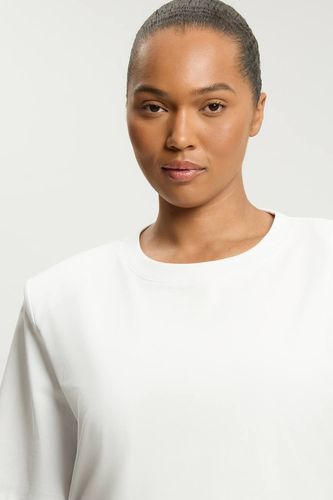 T-shirt En Jersey Grande Taille À Épaulettes Structurées | Taille 2XL - KarenMillen - Modalova