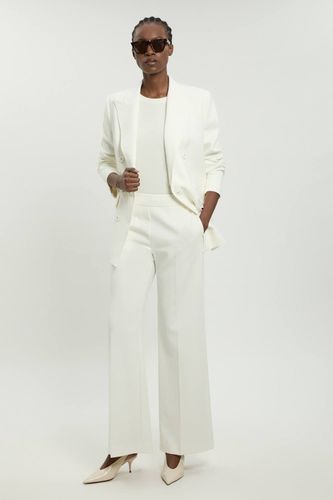 Blazer Cintré À Double Boutonnage Avec Manches Froncées Petite | Taille 16 - KarenMillen - Modalova