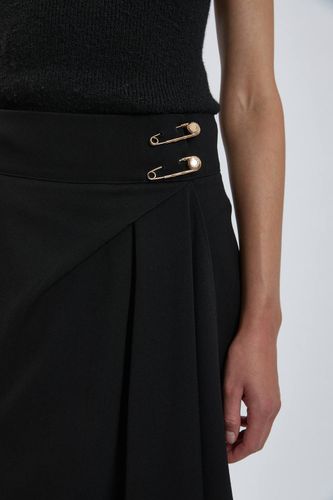 Jupe Longue Ajustée Avec Drapé Et Finition Portefeuille | Taille 18 - KarenMillen - Modalova