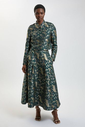 Veste Cintrée À Boutons En Jacquard | Taille 18 - KarenMillen - Modalova