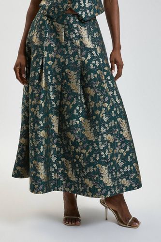 Jupe Midi Ample En Jacquard | Taille 18 - KarenMillen - Modalova