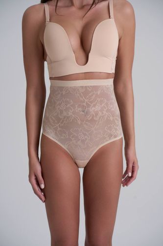 Culotte Gainante Taille Haute En Dentelle | Taille Large - KarenMillen - Modalova