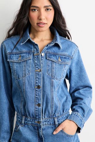 Robe Chemise Courte En | Taille 46 - Warehouse - Modalova