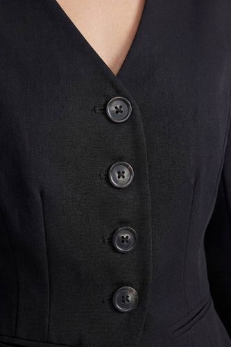 Blazer Tailleur Taille Sculptée | Taille 44 - Warehouse - Modalova