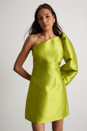 Robe Mini à Une Épaule avec Manche Bouffante | Taille 42 - Warehouse - Modalova