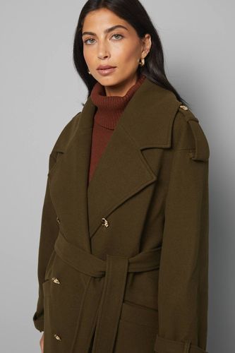 Trench-coat à Revers Larges | Taille 46 - Wallis - Modalova