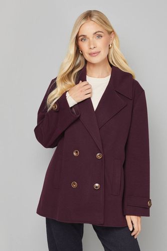 Manteau Petite Mi-Long à Double Boutonnage | Taille 44 - Wallis - Modalova