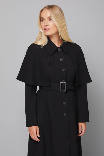 Manteau Cape Sans Col Petite Taille | Taille 48 - Wallis - Modalova