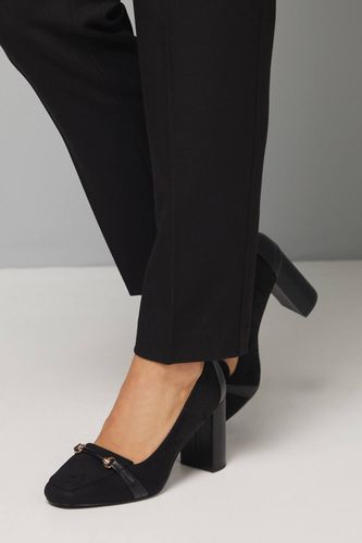 Mocassins à Talon Bloc Haut en synthétique Coupe Large Lucky | Taille 41 - Wallis - Modalova
