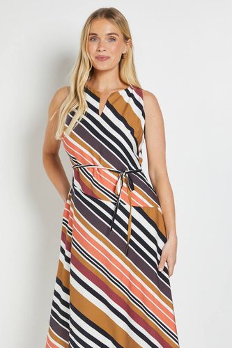 Robe Midi À Rayures D'été Petite | Taille 48 - Wallis - Modalova