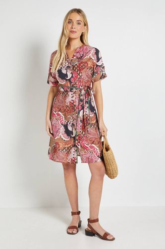 Robe Droite Paisley D'été Petite | Taille 46 - Wallis - Modalova