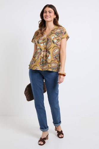 Chemise À Enfiler Motif Cachemire | Taille 48 - Wallis - Modalova
