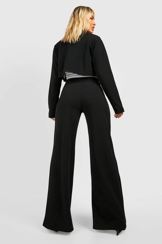 Basics Pantalon à jambes larges | Taille 46 - boohoo - Modalova