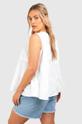 Grande taille - Top à volants | Taille 48 - boohoo - Modalova