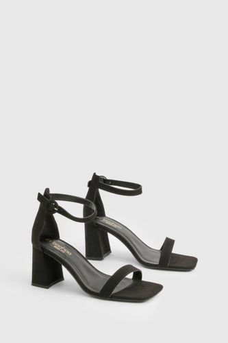 Talons blocs à large ajustement à boucle ronde en 2 parties | Taille 41 - boohoo - Modalova