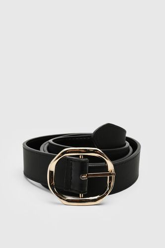 Ceinture À Boucle Angulaire | Taille Medium/Large - boohoo - Modalova