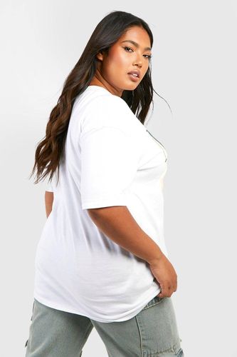 Plus New York Printed T-shirt | Taille 48 - boohoo - Modalova