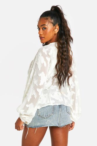 Chemisier Bohème Floral Burnout | Taille 44 - boohoo - Modalova
