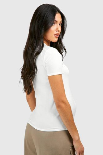 Maternité T-shirt à col rond Soft Touch | Taille 44 - boohoo - Modalova