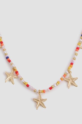 Collier À Breloques Étoiles De Mer Perlées - boohoo - Modalova