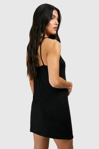 Maternité - Nuisette de grossesse boutonnée à bretelles | Taille 42 - boohoo - Modalova