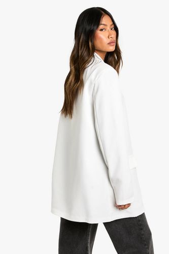 Blazer oversize à épaules rembourrées et décolleté plongeant | Taille 42 - boohoo - Modalova