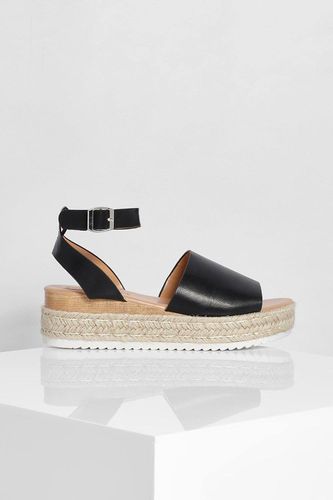 Espadrille à plateforme en 2 parties | Taille 40 - boohoo - Modalova