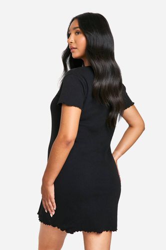Chemise de nuit maternité à côtes et boutonnée | Taille 46 - boohoo - Modalova