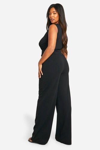 Plus Asymmetric Top & Trouser Co Ord | Taille 48 - boohoo - Modalova