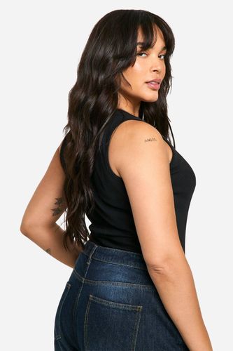 Basics Plus Débardeur Côtelé à Larges Bretelles et Longueur Intégrale | Taille 48 - boohoo - Modalova