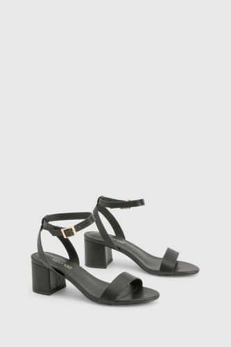 Talons Bas à Bloc Barely There | Taille 41 - boohoo - Modalova